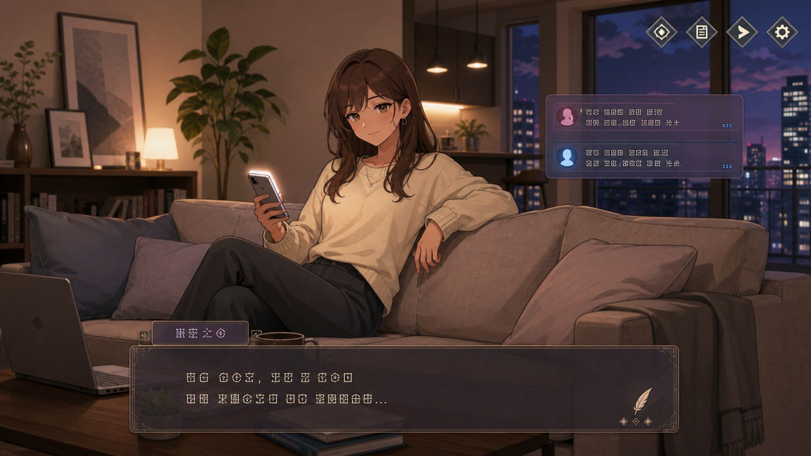 糖爹买下并绑定SugarDaddy 角色路线 演示图 3